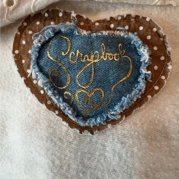 Scrapbook Striped Hoodie with Floral Accents - Picture 8 of 9